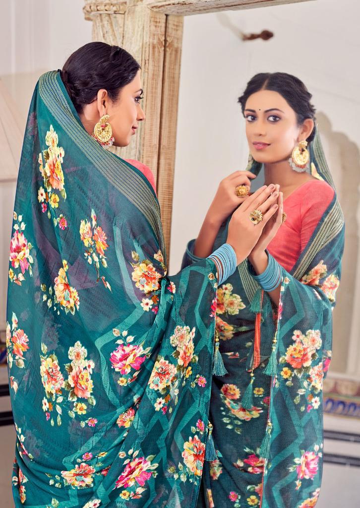 Kashvi Krishnaleela Printed Designer Ethnic Wear Silk Saree Collection
